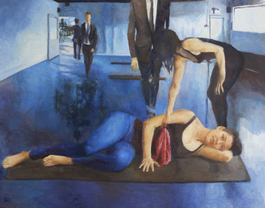 Savasana, Oil on linen, 72×60 in, 2013, by Soraya Hutchinson