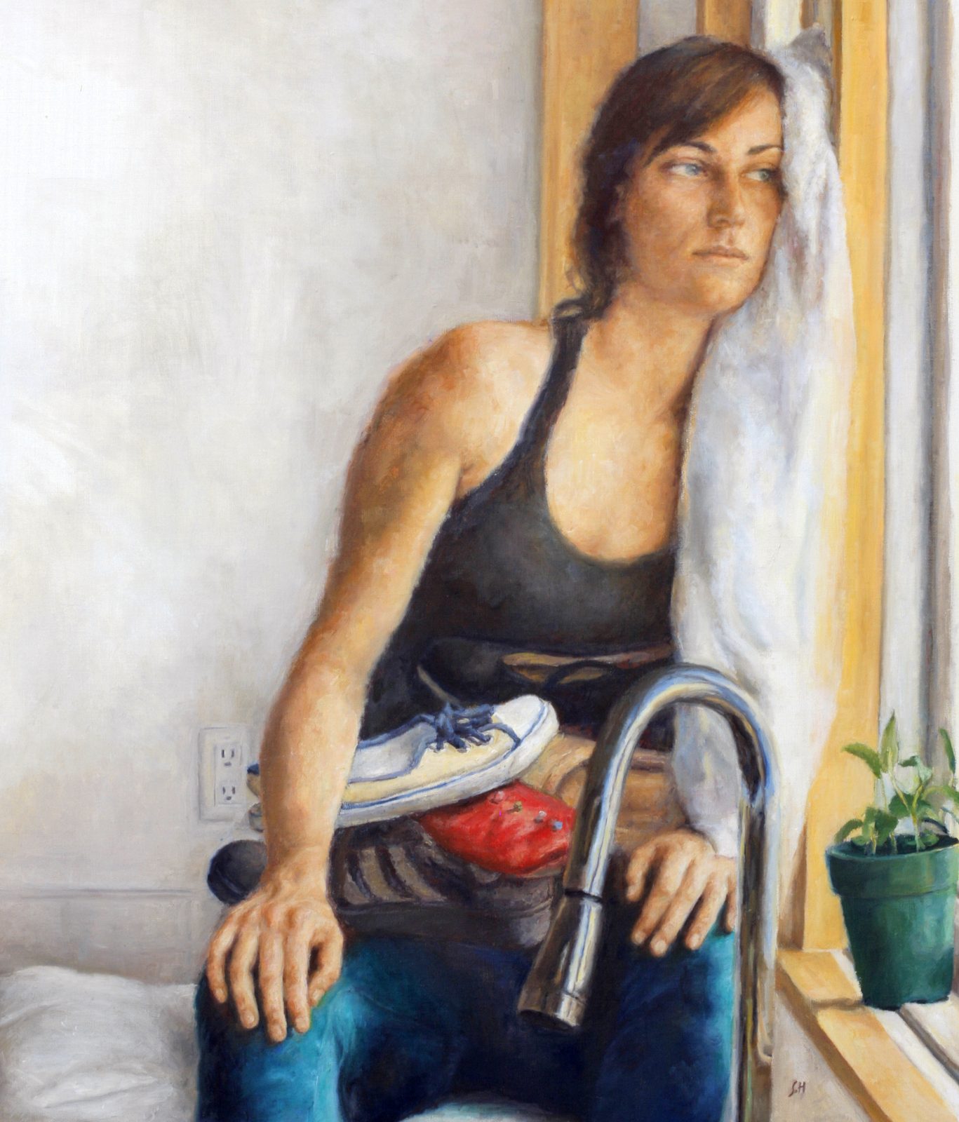 Inside Out, Oil on linen, 20×30 in, 2016, by Soraya Hutchinson