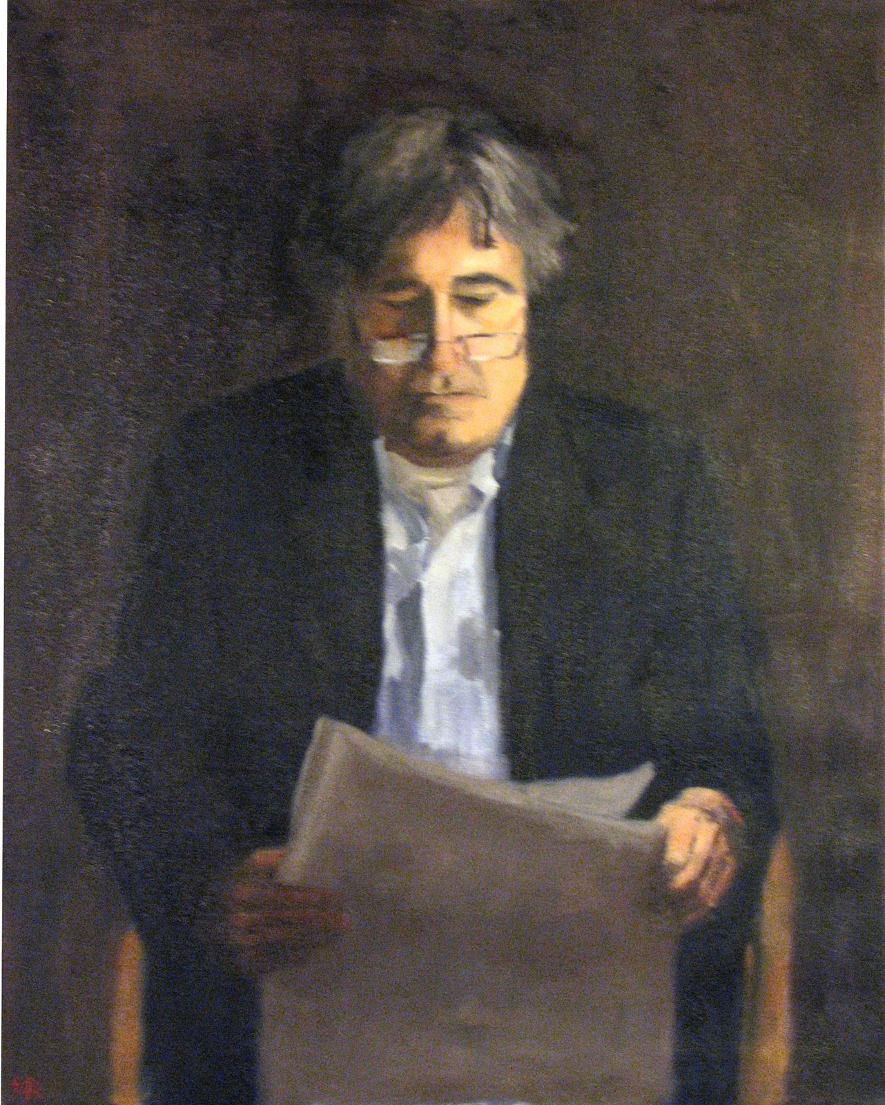 Sayeed, Oil on linen, 12×18 in, 2005, by Soraya Hutchinson