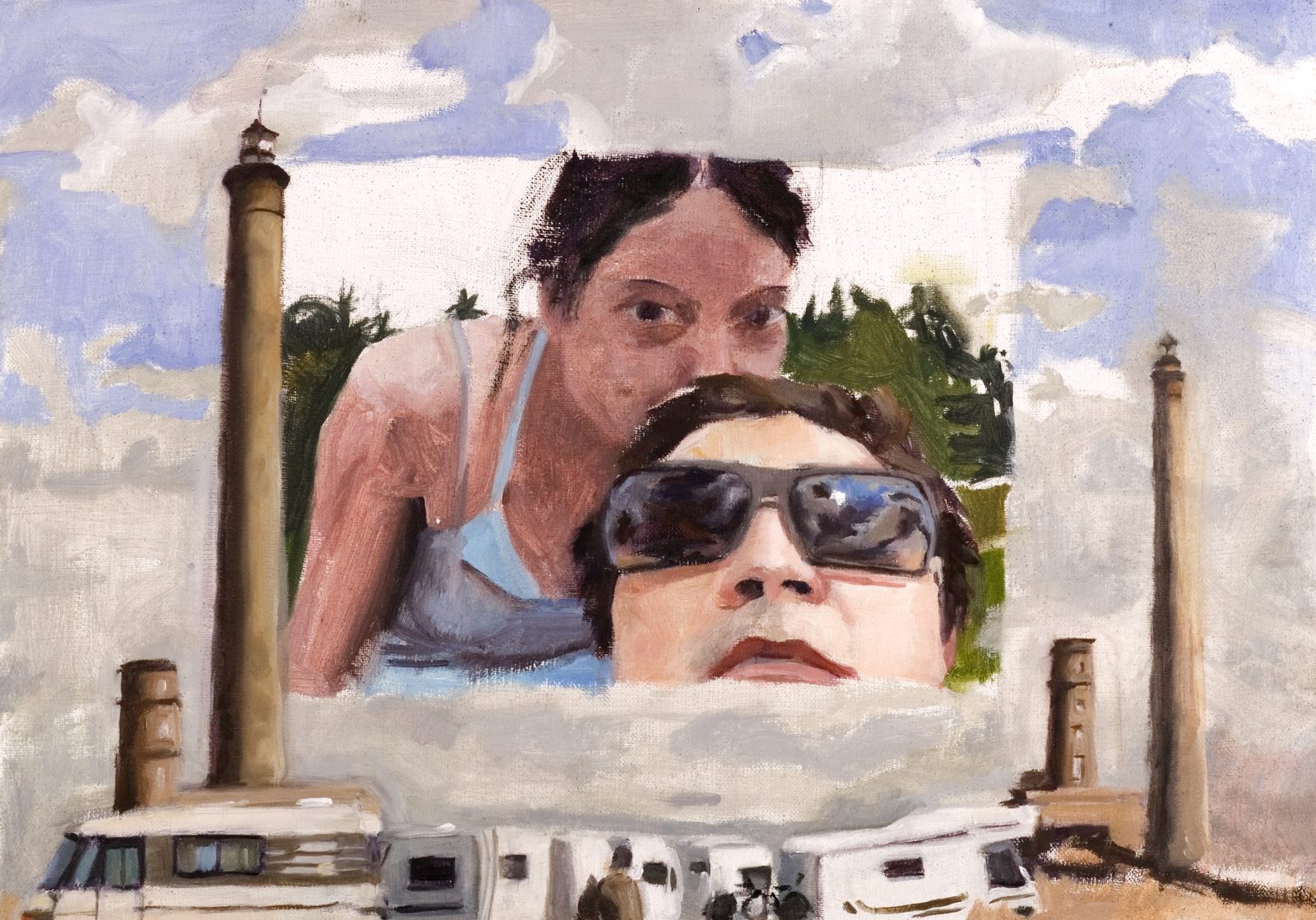 Orangeville, Oil on linen, 12×9 in, 2007, by Soraya Hutchinson