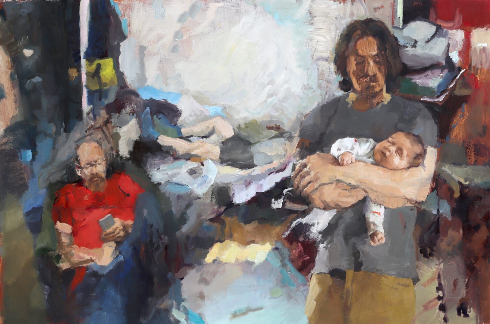 Incarnation, Oil on linen, 72×48 in, by Soraya Hutchinson, 2026