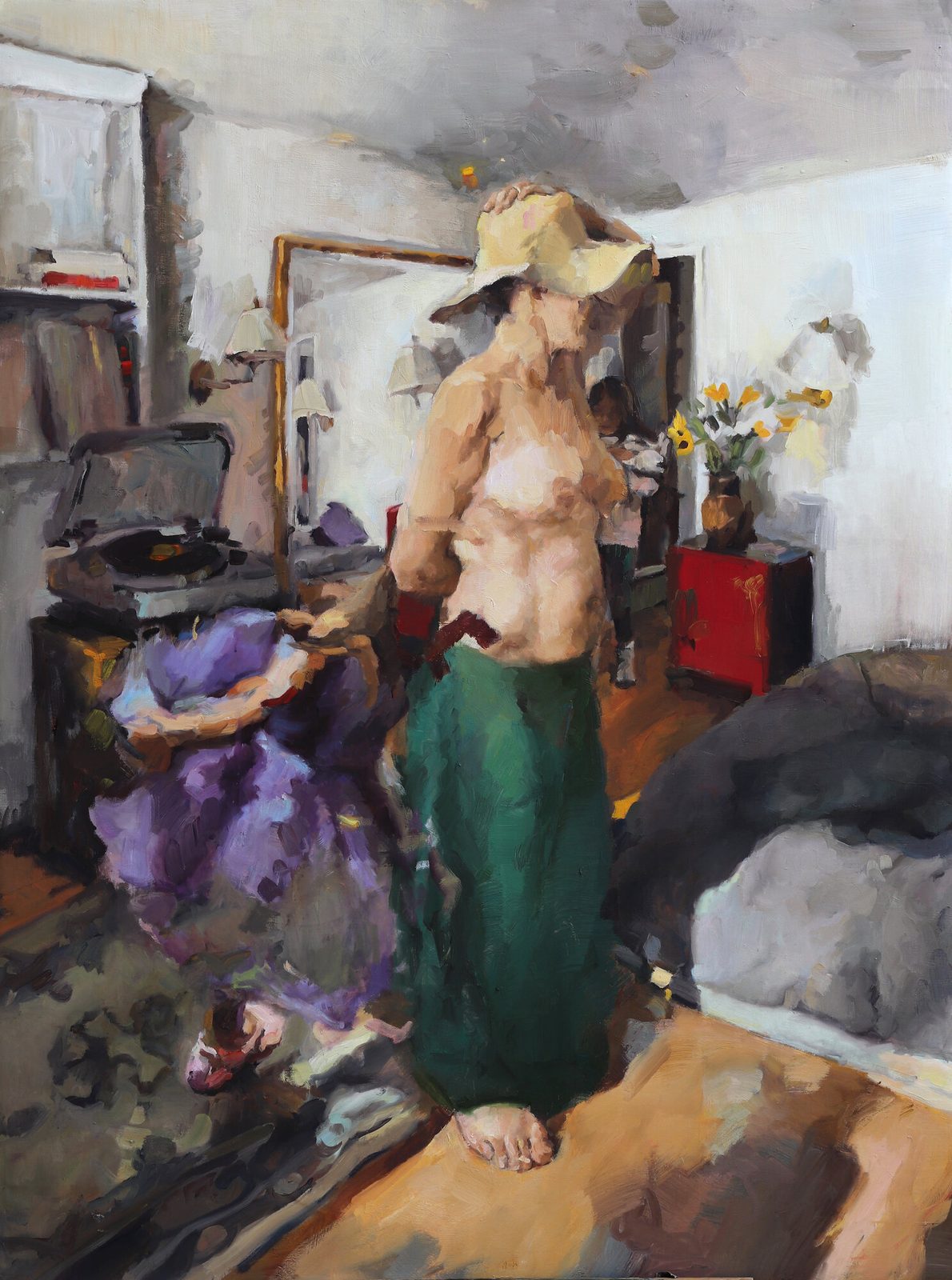 Momma Liberty, Oil on linen, 36×48 in, 2026, by Soraya Hutchinson