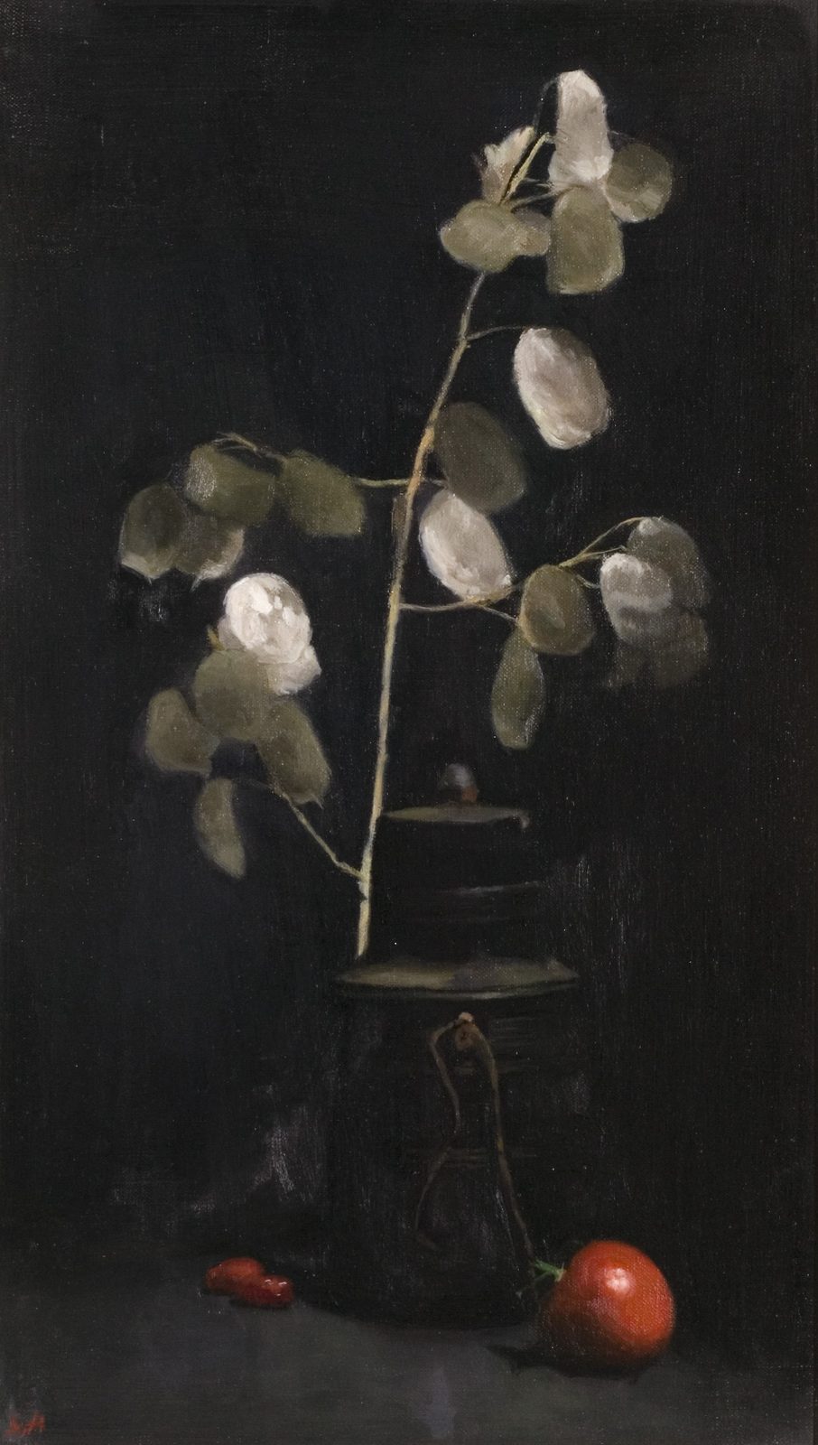 Penny Plant, Oil on linen, 12×24 in, 2005, by Soraya Hutchinson