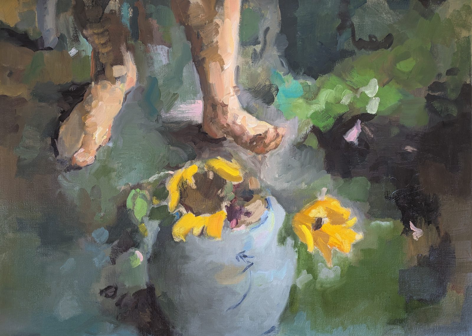 Ain't Nobody, Oil on linen, 24×18 in, 2026, by Soraya Hutchinson