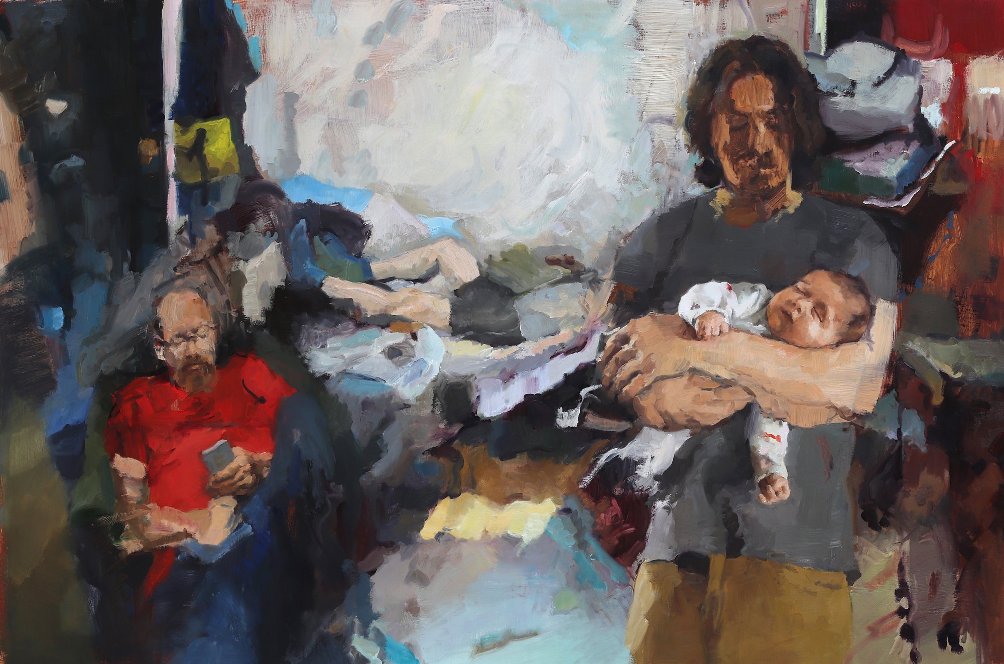 Incarnation, Oil on linen, 72×48 in, by Soraya Hutchinson, 2026